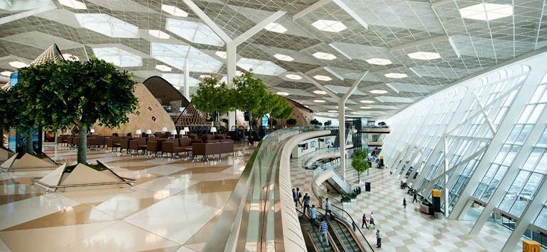Heydar Aliyev International Airport — terminal interior
